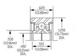 NICE BEARINGS BOLAS EMPUJE 10VPS18 ESPECIAL AGRICULTURA ANILLO INTERIOR REF. NICE 703110VPS18 Ball bearing