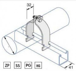 UNISTRUT M1134 Clamp