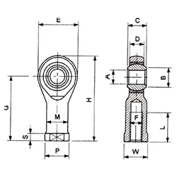 SPHEROX FSBG6 Rod end